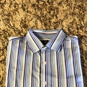 Harold Powell long sleeve button up shirt size XL
